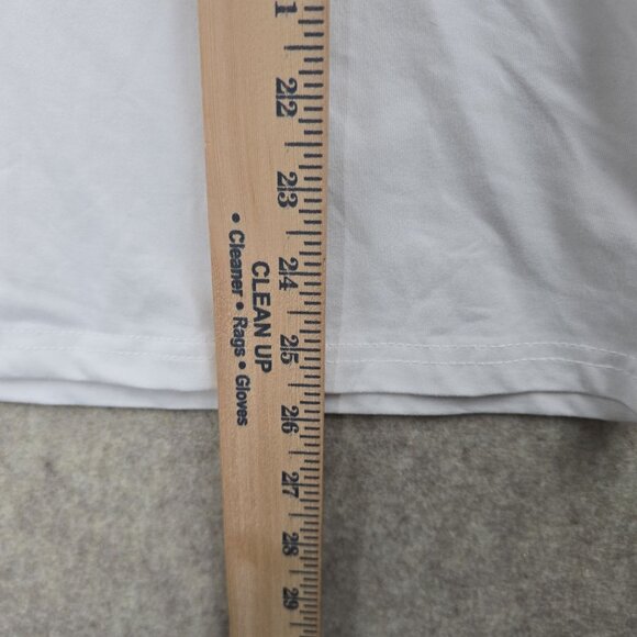 Funny Flamingo Graphic White Short Sleeve Womens Shirt XL Polyester & Elastane - Picture 5 of 6